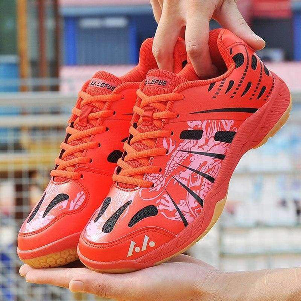 Planet Gates red / 38 New Light Breathable Badminton Shoes for Men Lace-up Sport Shoes Men's Training Athletic Shoe Anti-Slippery Tennis Sneakers