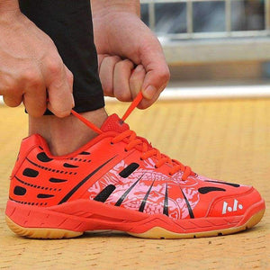 Planet Gates red / 38 New Light Breathable Badminton Shoes for Men Lace-up Sport Shoes Men's Training Athletic Shoe Anti-Slippery Tennis Sneakers