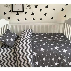 Planet Gates Red 3PCS Newborn Baby Bed sheets Crib Quilt Cover infant Baby Cot Bedding 100% cotton,(Duvet Cover+Sheet+Pillowcase)