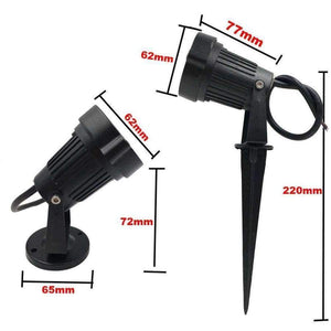 Planet Gates Red / 3X3W 12V Free ship 3W 9W outdoor led lawn light 12V 24V 110V 220V Spike lawn light green blue yellow red warm white for garden decorating