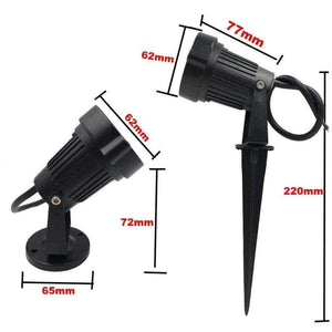 Planet Gates Red / 3X3W 12V Free ship 3W 9W outdoor led lawn light 12V 24V 110V 220V Spike lawn light green blue yellow red warm white for garden decorating