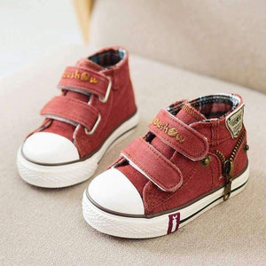 Planet Gates Red / 4 Children canvas shoes girls and boys fashion flats shoes breathable kids sneakers child casual baby shoes size 19-24