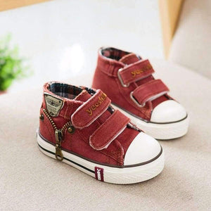 Planet Gates Red / 4 Children canvas shoes girls and boys fashion flats shoes breathable kids sneakers child casual baby shoes size 19-24