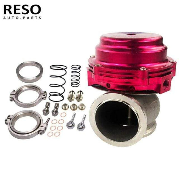 Planet Gates Red 44mm Wastegate Water Cooler External Turbo With Flange Hardware MV-R V44 Water-cooled