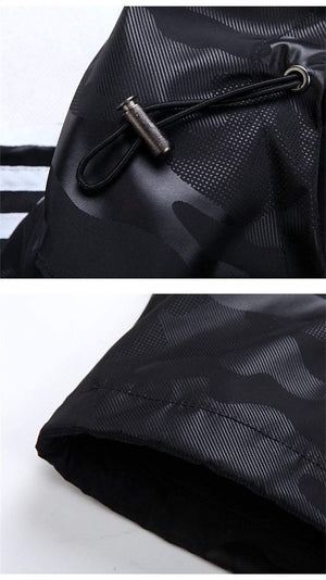 Planet Gates Red / 4XL Mens Loose Hooded Jackets Windbreaker Waterproof Jackets Men coat Spring Casual Coat for Male