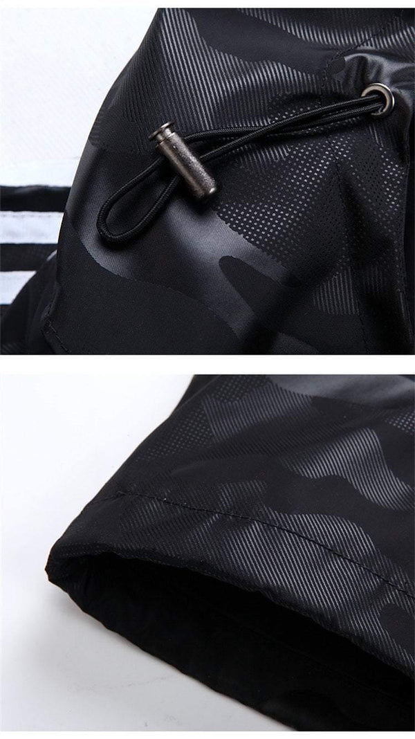 Planet Gates Red / 4XL Mens Loose Hooded Jackets Windbreaker Waterproof Jackets Men coat Spring Casual Coat for Male