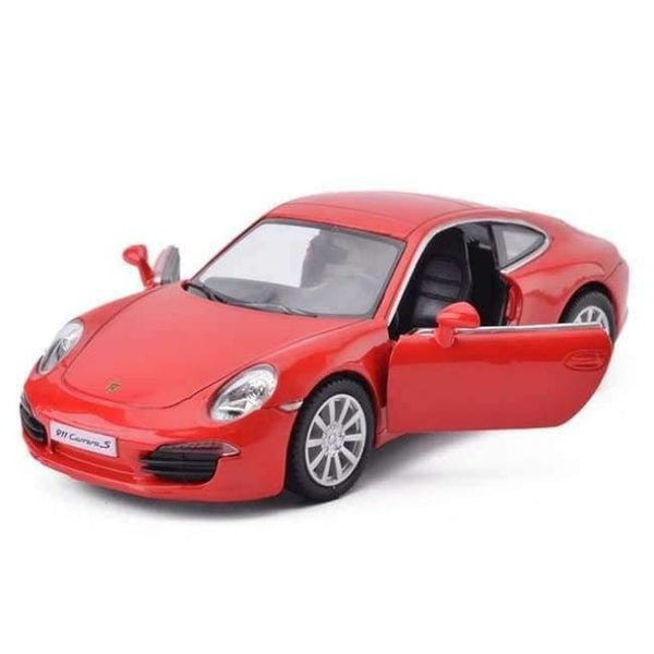 Planet Gates Red 5" High Simulation Toy Vehicles Diecast Metal Alloy Car Model For Porsche 911 Carrera S Model Cars Toy Vehicles For Kids