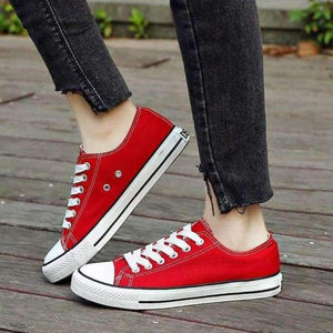 Planet Gates Red / 5 Women Shoes 2018 New Autumn Espadrilles Women Sneakers Breathable Canvas Tenis Feminino Female Casual Shoes Woman Flats Shoes