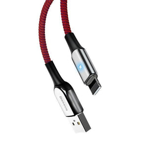 Planet Gates Red / 50cm Baseus Lighting USB Cable For iPhone X XS Max XR 8 7 6 6s Plus SE iPad Fast Charging Charger Cable Data 2.4A Mobile Phone Cable