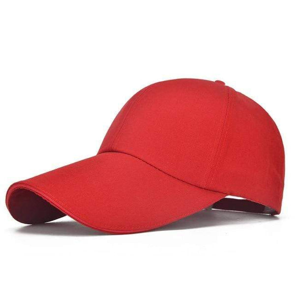 Planet Gates Red / 55-60cm Men Women Casual baseball cap  Long Brim Visor Autumn canvas gorras de beisbol casquette homme snapback shade hats