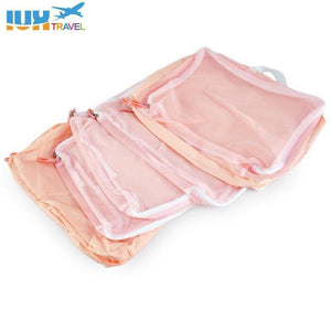 Planet Gates Red 5PCS Set Fashion Clothes Organizer Travel Bag Large Capacity Bag Women Folding Bag Unisex Luggage Traveling Handbag tailor-made