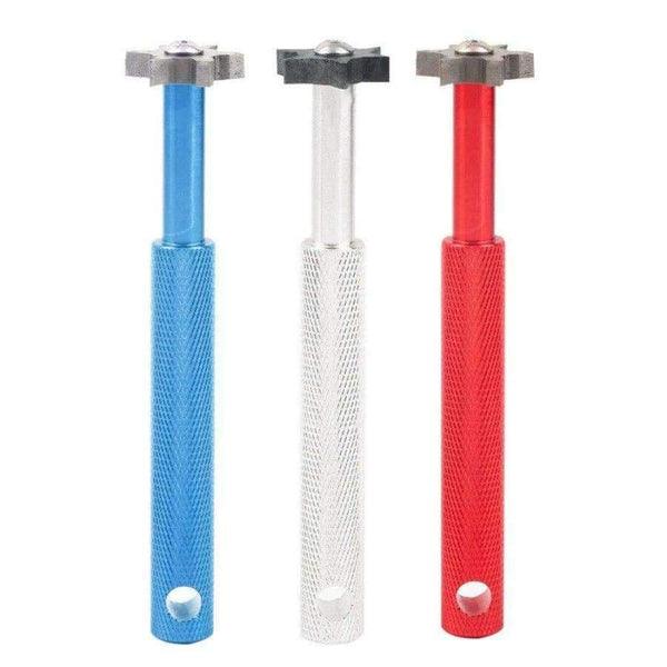 Planet Gates Red 6 Blade Iron Wedge Square Golf Club Groove Cleaner Sharpener Drop shipping