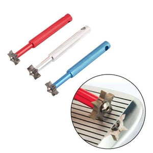 Planet Gates Red 6 Blade Iron Wedge Square Golf Club Groove Cleaner Sharpener Drop shipping