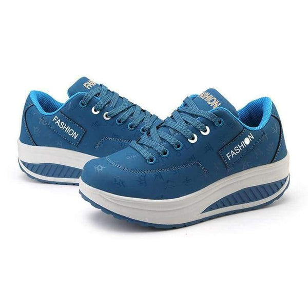 Planet Gates Red / 6 Hot Women Sneakers 2018 Breathable Waterproof Wedges Platform Vulcanize Shoes Woman Pu Leather Women Casual Shoes tenis feminino