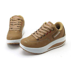 Planet Gates Red / 6 Hot Women Sneakers 2018 Breathable Waterproof Wedges Platform Vulcanize Shoes Woman Pu Leather Women Casual Shoes tenis feminino