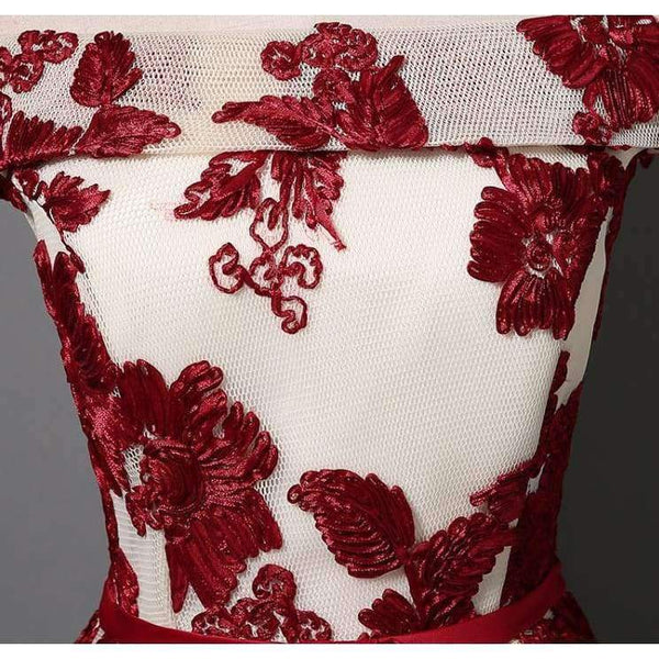 Planet Gates Red / 6 New A Line 2017 Flowers Boat Neck Long Evening Dresses Bow Sleeveless Elegant Sashes Party Prom Gowns