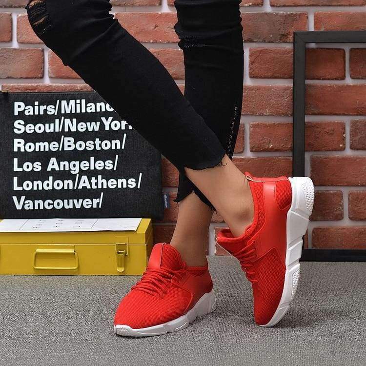 Planet Gates Red / 6 Spring 2018 Women Sneakers Shoes Fashion Men Sneakers Big Size Thick Soled Shoes Women Vulcanize Shoes Les Chaussures De Sport