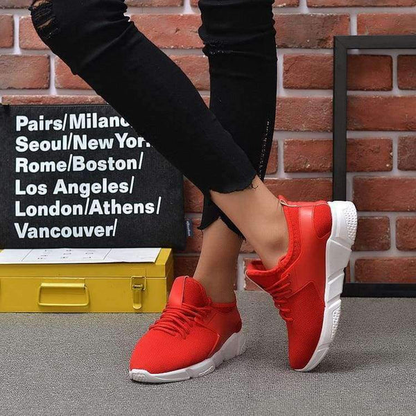 Planet Gates Red / 6 Spring 2018 Women Sneakers Shoes Fashion Men Sneakers Big Size Thick Soled Shoes Women Vulcanize Shoes Les Chaussures De Sport