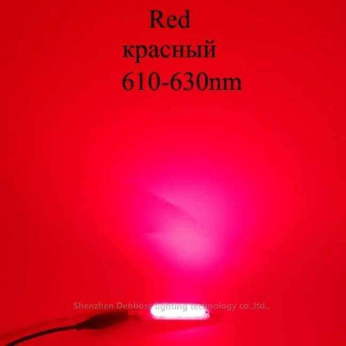 Planet Gates Red 610-630nm / 12W 120x36mm [ALLCOB] MIX DC 12V 2w-200w led cob lamp light emitting diode panel round cob for DIY car bulb cob led bar strip chip source