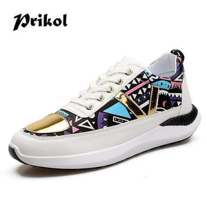 Planet Gates Red / 7.5 Hip Hop Graffiti Design Spring New Sport Shoes Men Tennis Sneakers Training Zapatillas Hombre Cap Toe Krasovki Obuv