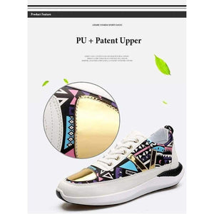 Planet Gates Red / 7.5 Hip Hop Graffiti Design Spring New Sport Shoes Men Tennis Sneakers Training Zapatillas Hombre Cap Toe Krasovki Obuv