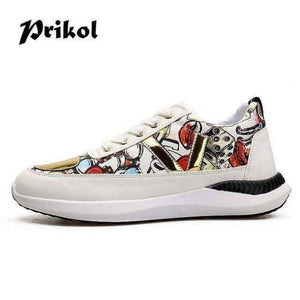 Planet Gates Red / 7.5 Hip Hop Graffiti Design Spring New Sport Shoes Men Tennis Sneakers Training Zapatillas Hombre Cap Toe Krasovki Obuv