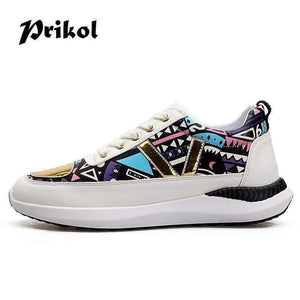 Planet Gates Red / 7.5 Hip Hop Graffiti Design Spring New Sport Shoes Men Tennis Sneakers Training Zapatillas Hombre Cap Toe Krasovki Obuv
