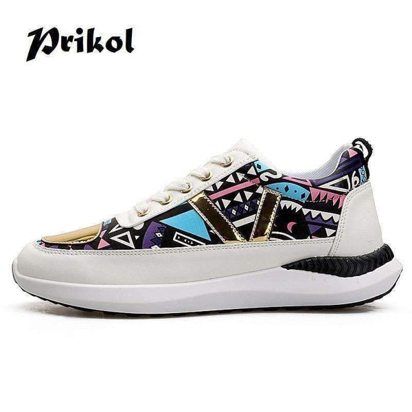 Planet Gates Red / 7.5 Hip Hop Graffiti Design Spring New Sport Shoes Men Tennis Sneakers Training Zapatillas Hombre Cap Toe Krasovki Obuv
