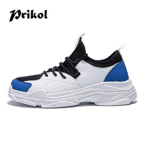 Planet Gates Red / 7.5 Style Candy Colorful Men Sport Shoes Breathable Leather Man Tennis Sneaker Handsome Zapatillas Zapato Calcado