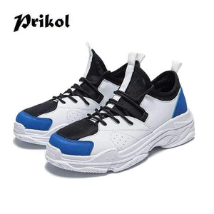 Planet Gates Red / 7.5 Style Candy Colorful Men Sport Shoes Breathable Leather Man Tennis Sneaker Handsome Zapatillas Zapato Calcado