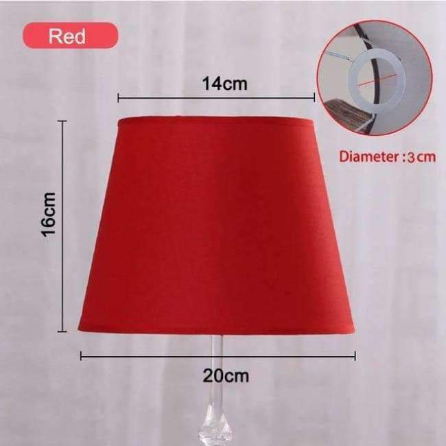 Planet Gates Black 7 Colors Fabric Lamp Shades Art Deco Solid Lampshade Modern Light Shade for Wall Lamp Table Lamp Home Decoration 14*20*16cm