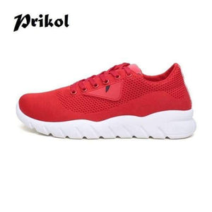 Planet Gates Red / 7 Luxury Brand Summer Tenis Masculino Men Breathable Sport Shoes Tennis Red White Comfortable