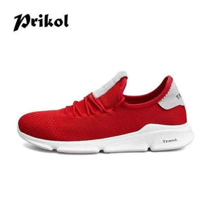 Planet Gates Red / 7 Style Brand Men Sport Shoes Spring Autumn Breathable Mesh Knitted Men Shoes Hombre Tennis Footwear Zapato Cool