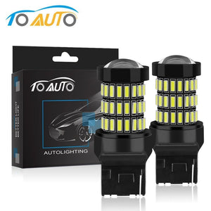 Planet Gates Red / 7440 W21W 2pcs T20 7440 W21W LED 7443 SRCK W21/5W LED Bulbs WY21W 12V 1200LM Car Lights Turn Signal Brake Reverse Tail Lamp Auto Bulb