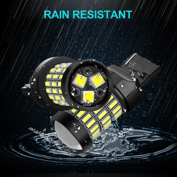 Planet Gates Red / 7440 W21W 2pcs T20 7440 W21W WY21W LED 7443 SRCK W21/5W LED Bulbs 12V Car Lights Turn Signal Brake Reverse Tail Lamp Auto 1200LM