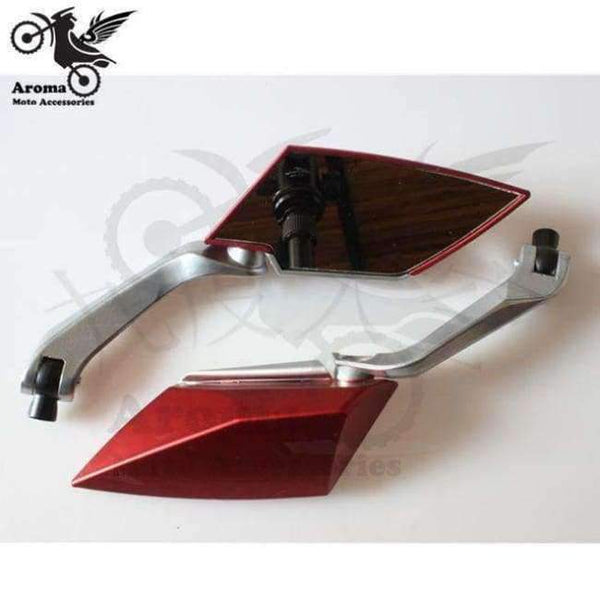 Planet Gates Rød 8 farver tilgængelige 10mm 8mm universelle dele motorcykel bakspejl motocross sidespejl motorcykel spejl bakspejl moto