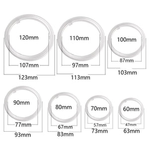 Planet Gates Red / 80MM 1Pair COB 60mm 80mm 120mm 12V DC With Cover Halo Rings 70mm 90mm 100mm 110mm Angel Angelic Eyes LED Car Lights Auto