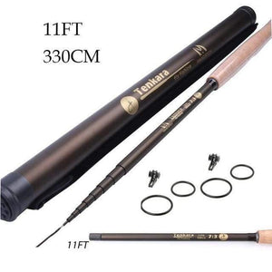 Planet Gates Red 9/10/11//12/13FT Classical Tenkara Fly Fishing Rod 7:3 ACTION Super Light Traditional Tenkara Rod with Hook keepers