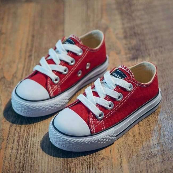 Planet Gates Red / 9 Classic Children Canvas Shoes Girls Boys Kids Sneakers 2018 Fashion Casual Baby Running Shoes Solid Color Child Sport Shoes