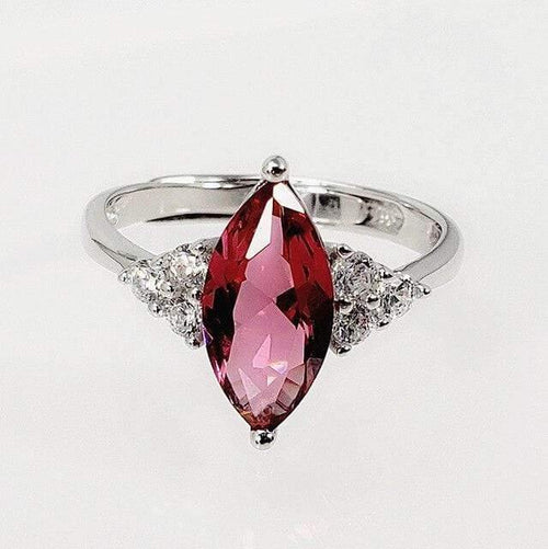 Planet Gates Red 925 Sterling Silver Luxury Diamond Ring Women S925 Real Pure Silver Emerald Ruby Gemstone Open Rings