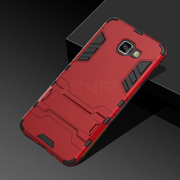 Planet Gates Red / A3 A310 2016 ZNP Full Shockproof Armor Stand Cover Case For Samsung Galaxy A5 A3 A7 A8 Plus Holder Phone Case For Samsung J5 J7 A7 A5 A3 Case