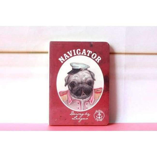 Planet Gates Red / A6 Animals Navigator Nude Notebook 64K 256 Sheet Thick Writing Pad 4 Style Inner Page Printing Office School Stationery Gift