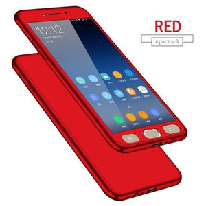 Planet Gates Red / A8 2018 ZNP 360 Full Protection Cover Case For Samsung Galaxy J4 J6 Plus 2018 With Glass Phone Case For Samsung J8 A7 A8 Plus 2018 Case