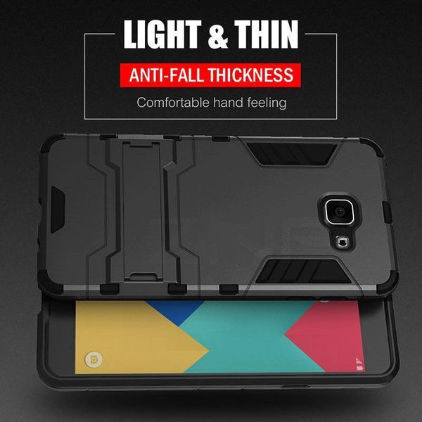 Planet Gates Red / A8 Plus 2018 ZNP Shockproof Holder Protective Phone Case For Samsung Galaxy A3 A5 A7 J5 J7 2016 2017 Cover For Samsung A8 Plus 2018 Case Capa