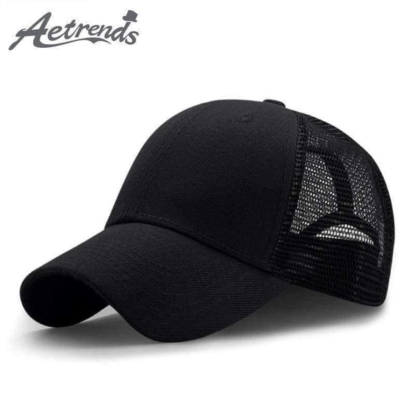 Planet Gates Red [AETRENDS] 2018 New Summer Sport Mesh Baseball Caps Men or Women Outdoor Snapback Bone Breathable Hats Z-6273
