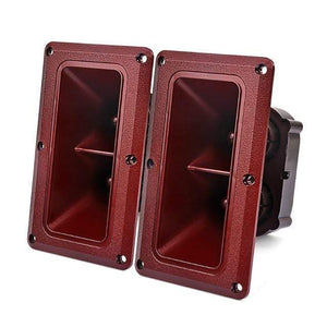 Planet Gates Red AIYIMA 2Pcs Dual Piezo Tweeters 163*95MM Horn Piezoelectric Speaker 150W Buzzer Treble Piezo Head Driver Stage Loudspeaker