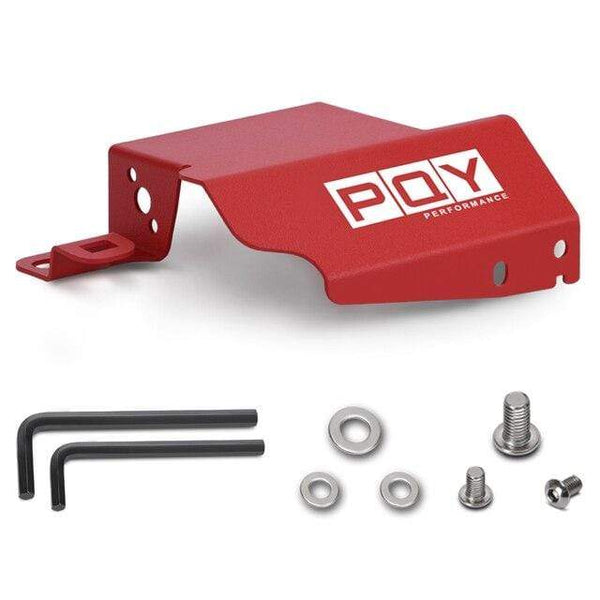 Planet Gates red Aluminum Boost Control Solenoid Cover For 08-on Subaru STI WRX Impreza Fit Under Hood Resist Corrosion with Hardware