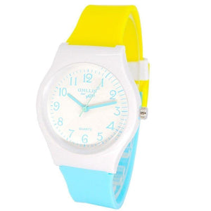 Planet Gates Red and blue Sports Children Watches Kids Silicone Quartz Cute Watch For Boy Girl waterproof Swimming Wristwatch