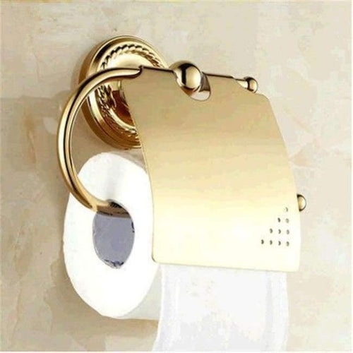 Planet Gates Red Antique Gold Brass Carved Bath Decoration Polished Bathroom Accessories Mounting Bath Hardware Set Bathroom Products