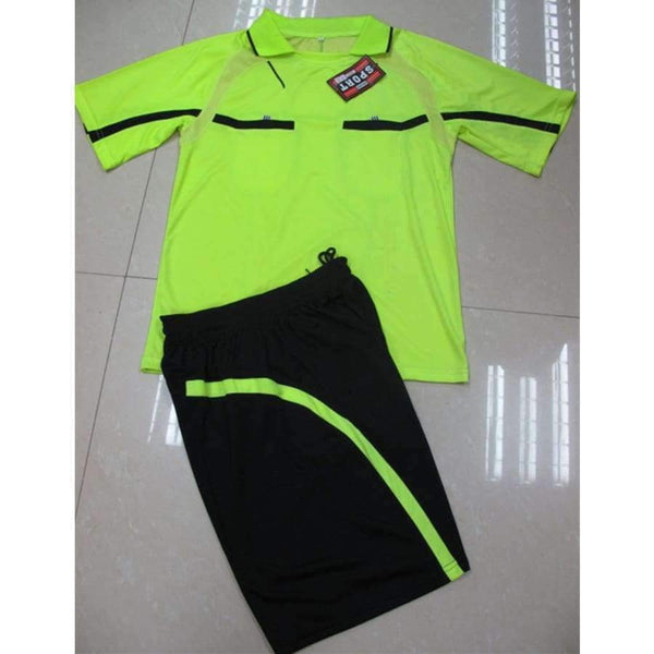 Planet Gates Red / Asian size XL Soccer Referee Jerseys Kit Professional Competition Referee Clothing Custom Football Judge Uniforms Short Tracksuits C10